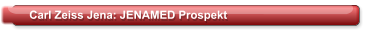 Carl Zeiss Jena: JENAMED Prospekt